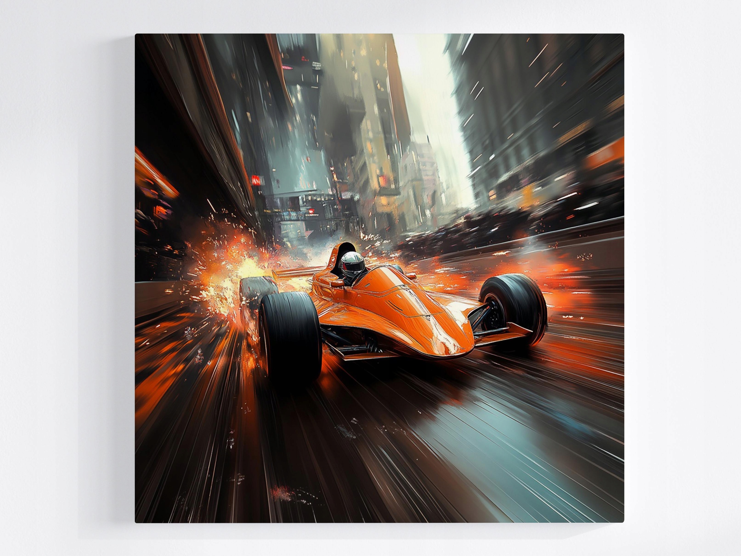 Obraz Na Plátně Canvas Motorsport Závody Formule 1 Formule Auto 80x80