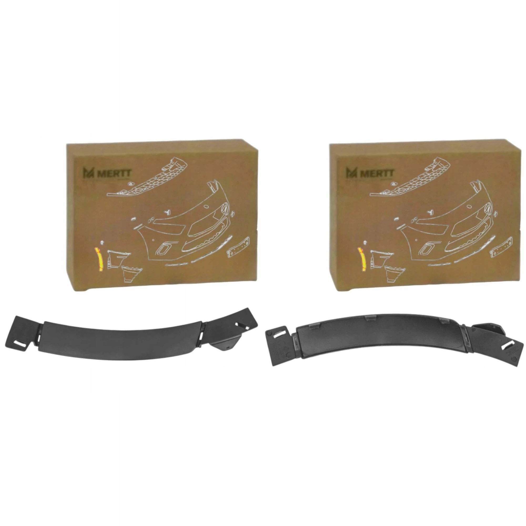 Amg Lišty Předního Nárazníku Levá Pravá Mercedes A-class W177 2018+ Sada