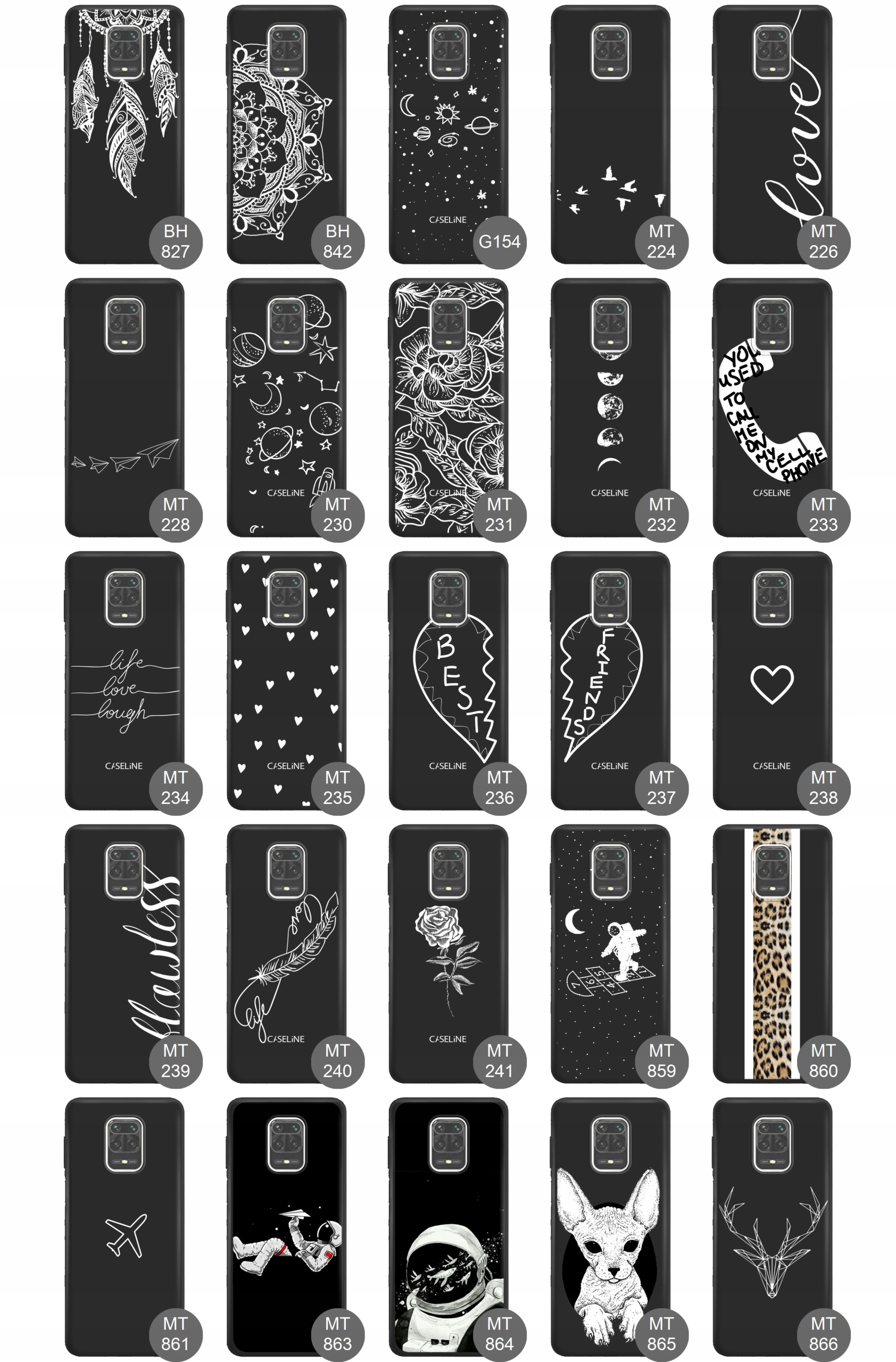 Etui matowe do Xiaomi Redmi Note 9S / PRO guma