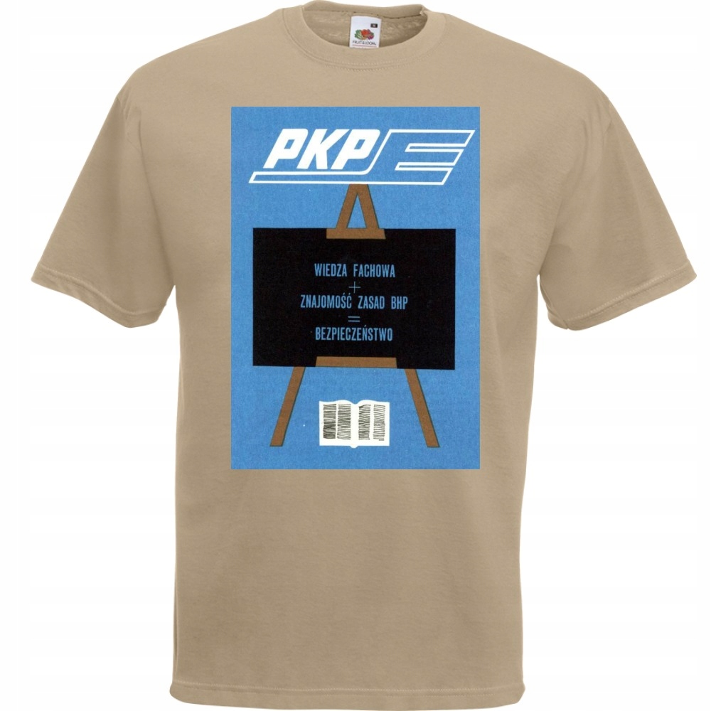 

Koszulka Prl komuna plakat prezent S khaki