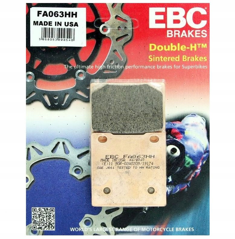 Klocki Hamulcowe Ebc FA063HH Suzuki Gs 500 Gsf Bandit 600 1200 Gsx 750 1300