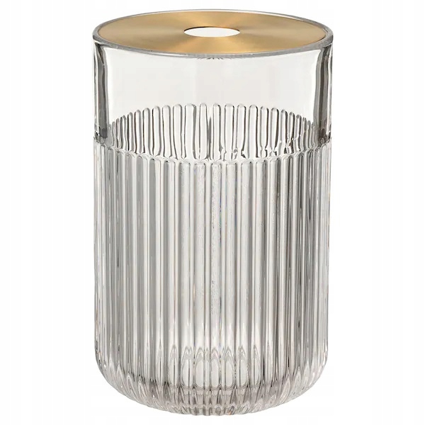 

Ikea Gradvis Wazon z metalowym wkładem 21 cm szkło