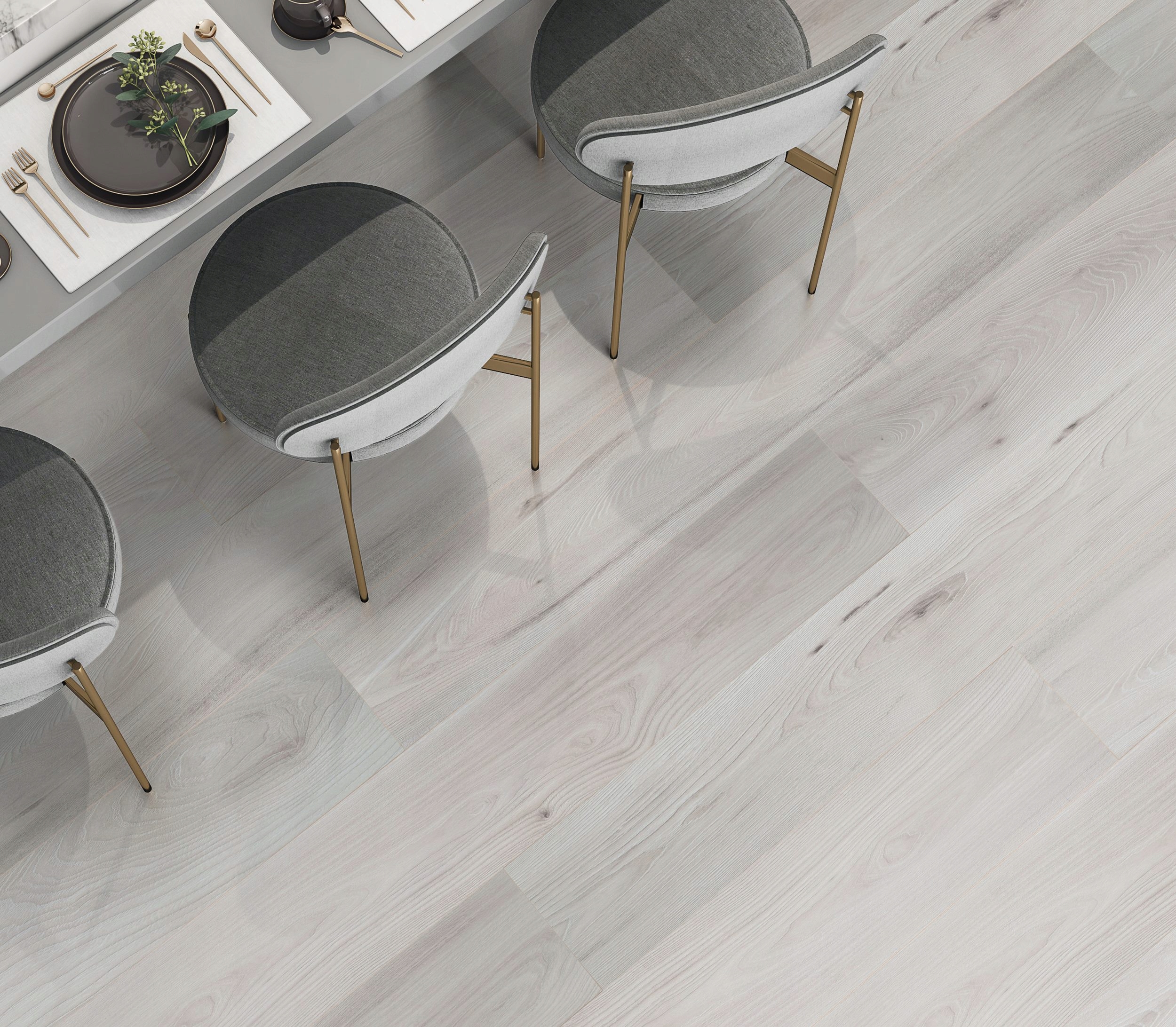 PANELE PODŁOGOWE SZARE LAMINOWANE PRÓBKA SWISS KRONO DĄB IMOLA JASNE Producent Swiss Krono