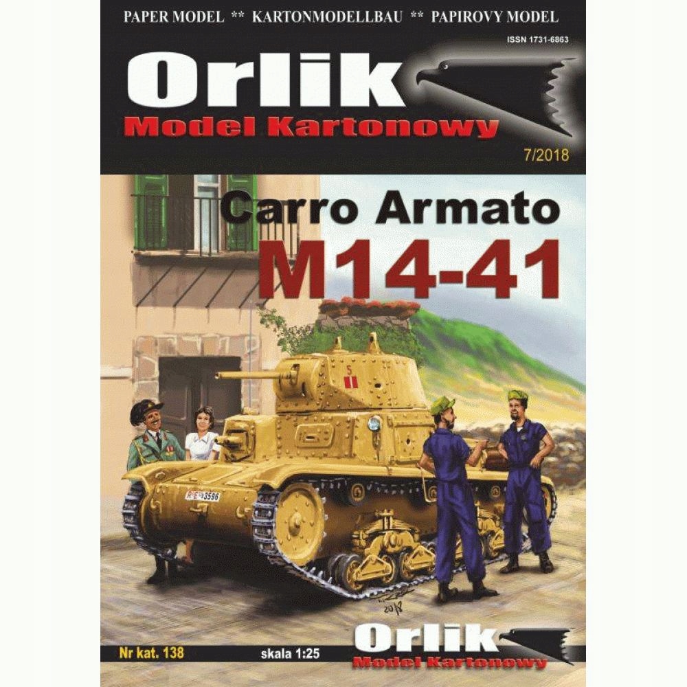 

Orlik 138. Czołg Carro Armato M14-41