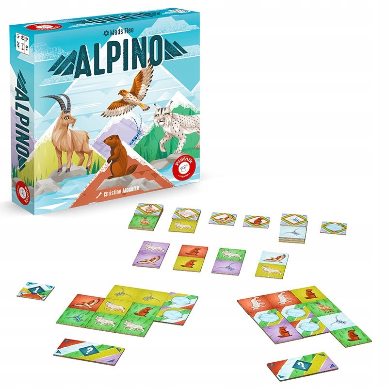 Alpino Piatnik Gry Rodzinne Gra Dla Całej Rodziny Planszówka Dla Dwulatka
