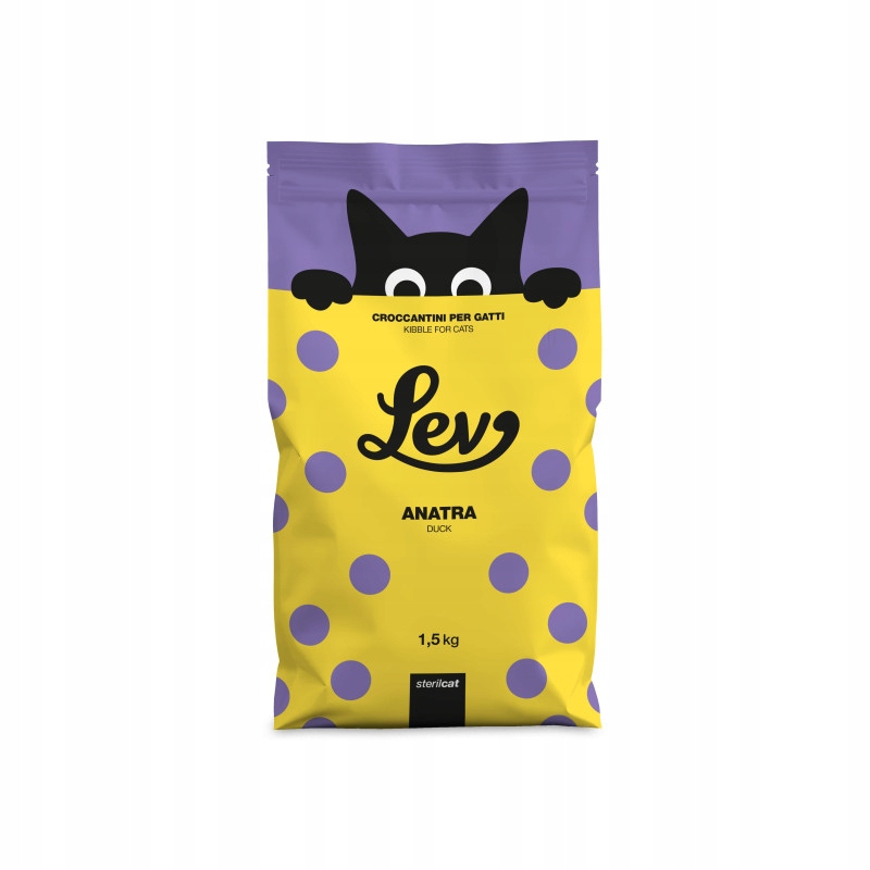 Levně Krmivo Suché Lev Sterilised Kachna 1,5 kg