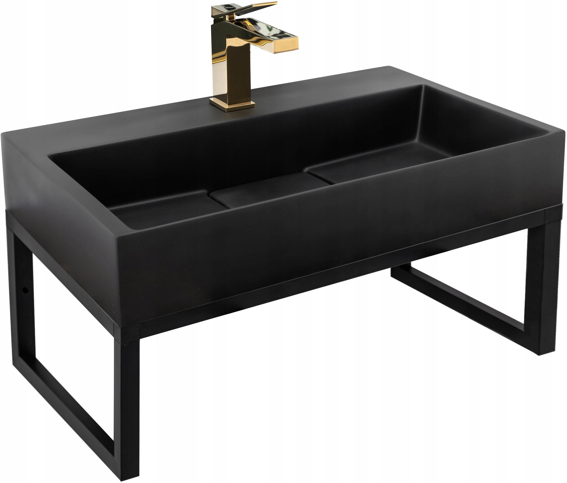 Rea Umývadlo Goya Black Rám 50 cm