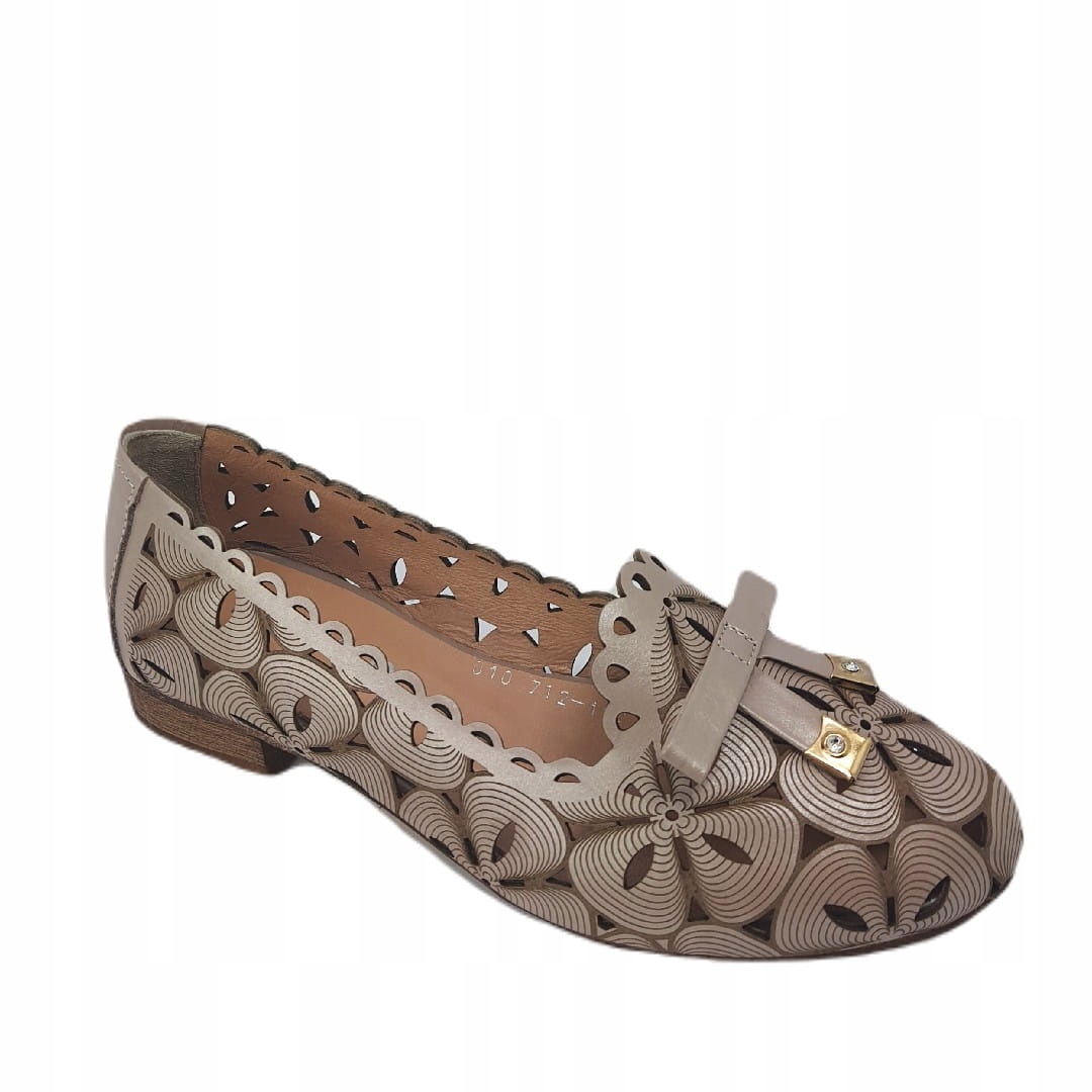 Dámské baleríny Boccato 010.712.112 Puder Mat 41, pudrové