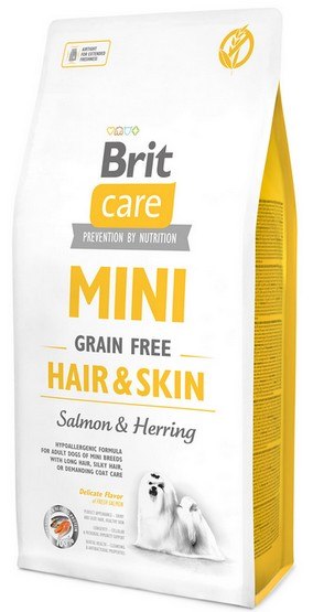 Levně Brit Care Mini Grain Free Hair & Skin 7kg