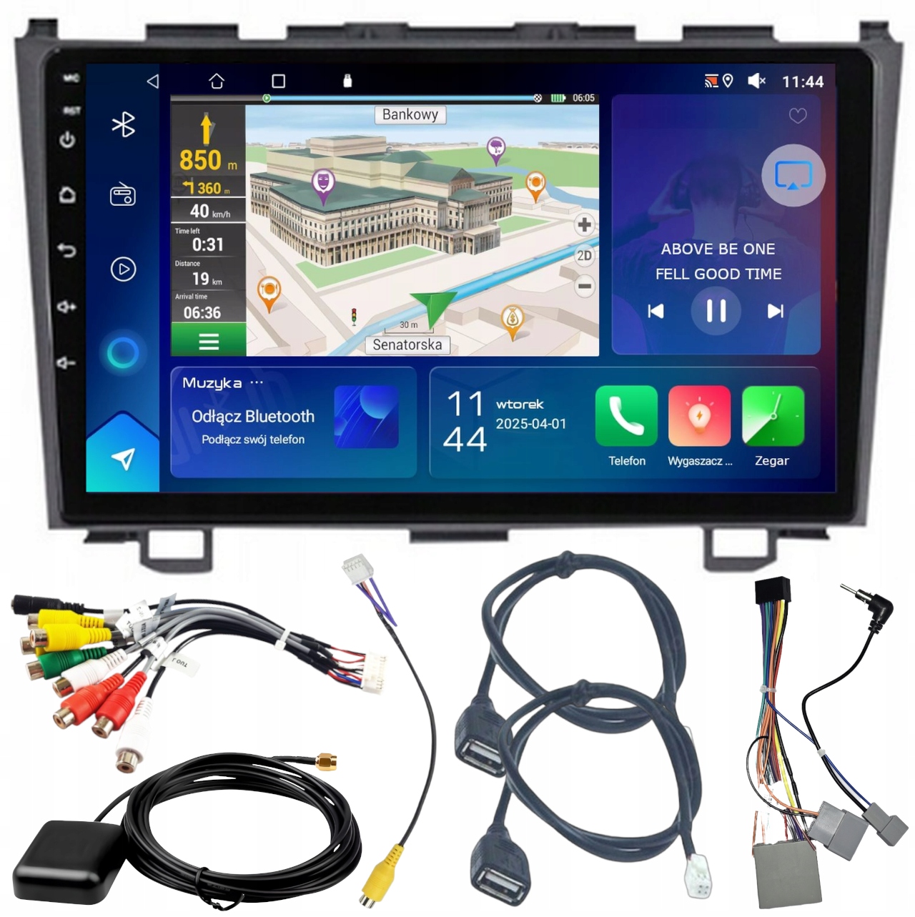 Autorádio Navigácia Android Honda Crv 2007-2011 Wifi Carplay 2/64GB