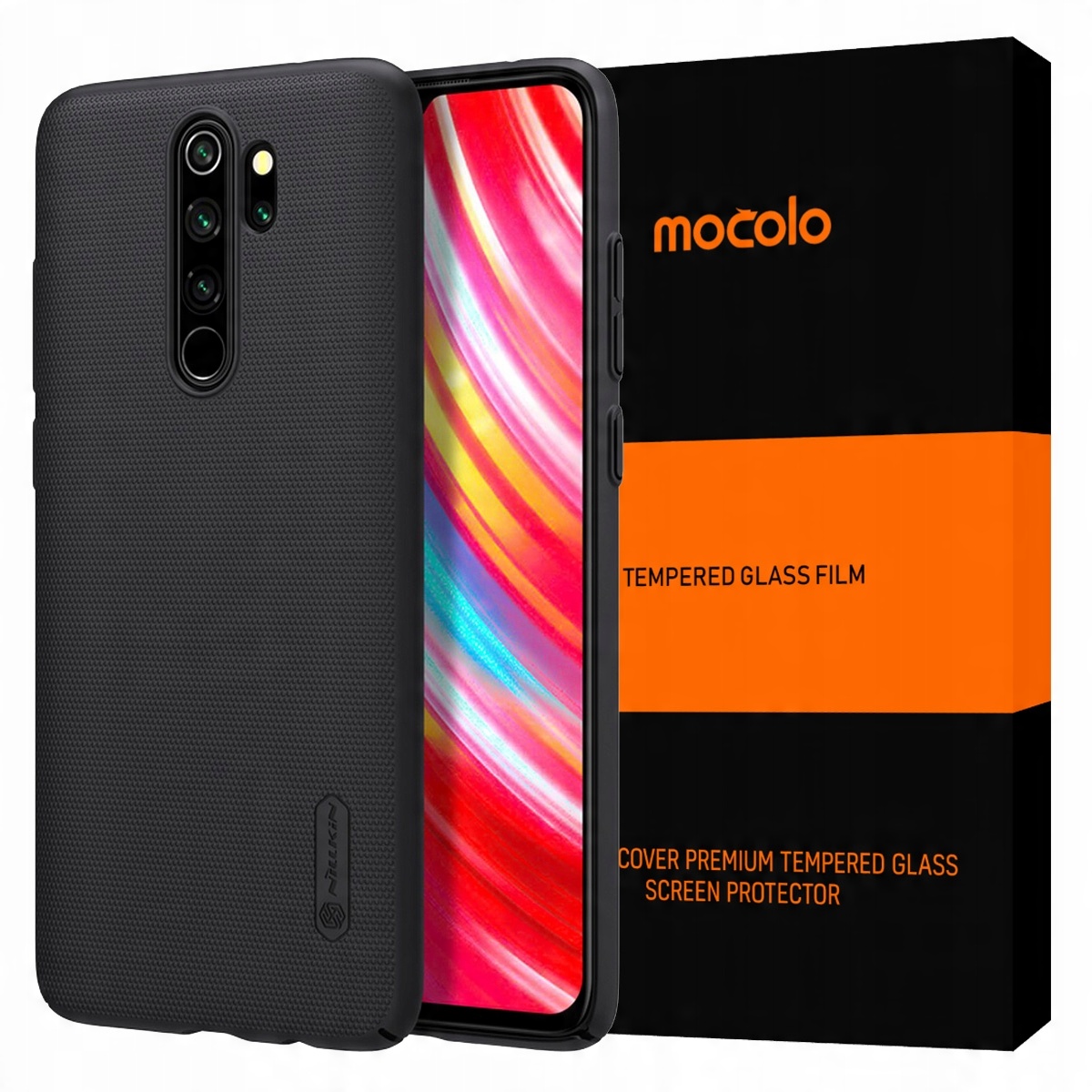 

Nillkin F. Etui Do Redmi Note 8 Pro + Szkło Mocolo