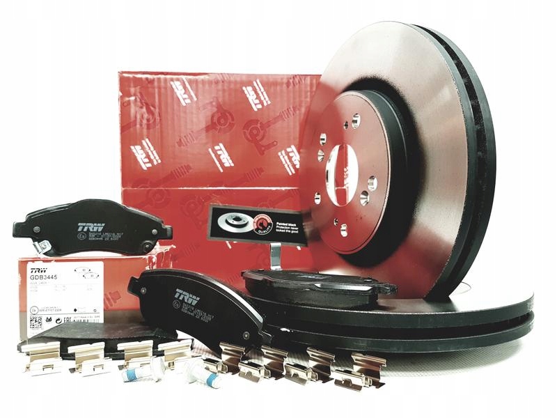 ДИСКИ КОЛОДКИ TRW LUCAS HONDA CR-V CRV III ПЕРЕДНЯЯ