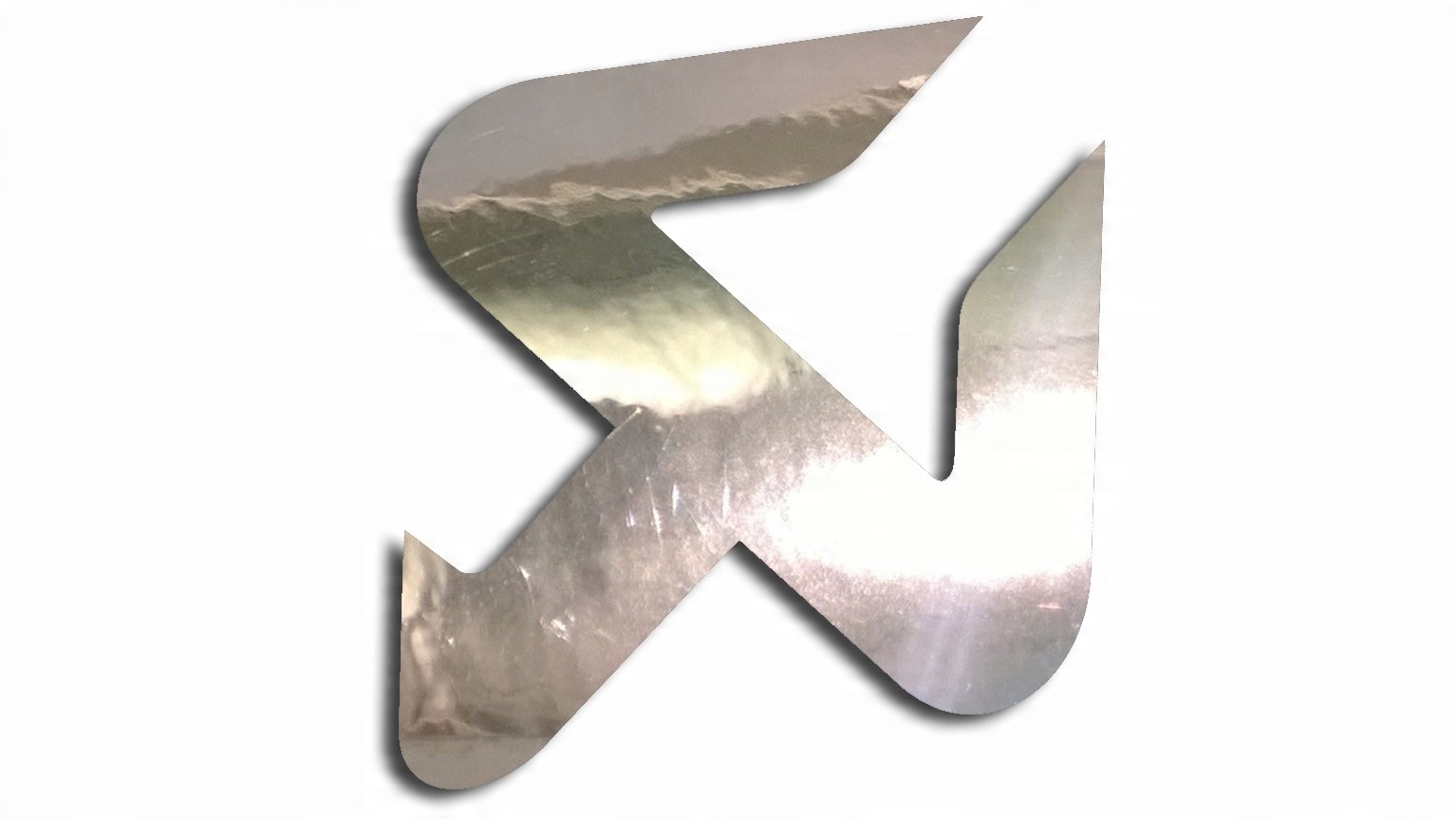 

Wycinana naklejka Akrapovic logo chrom
