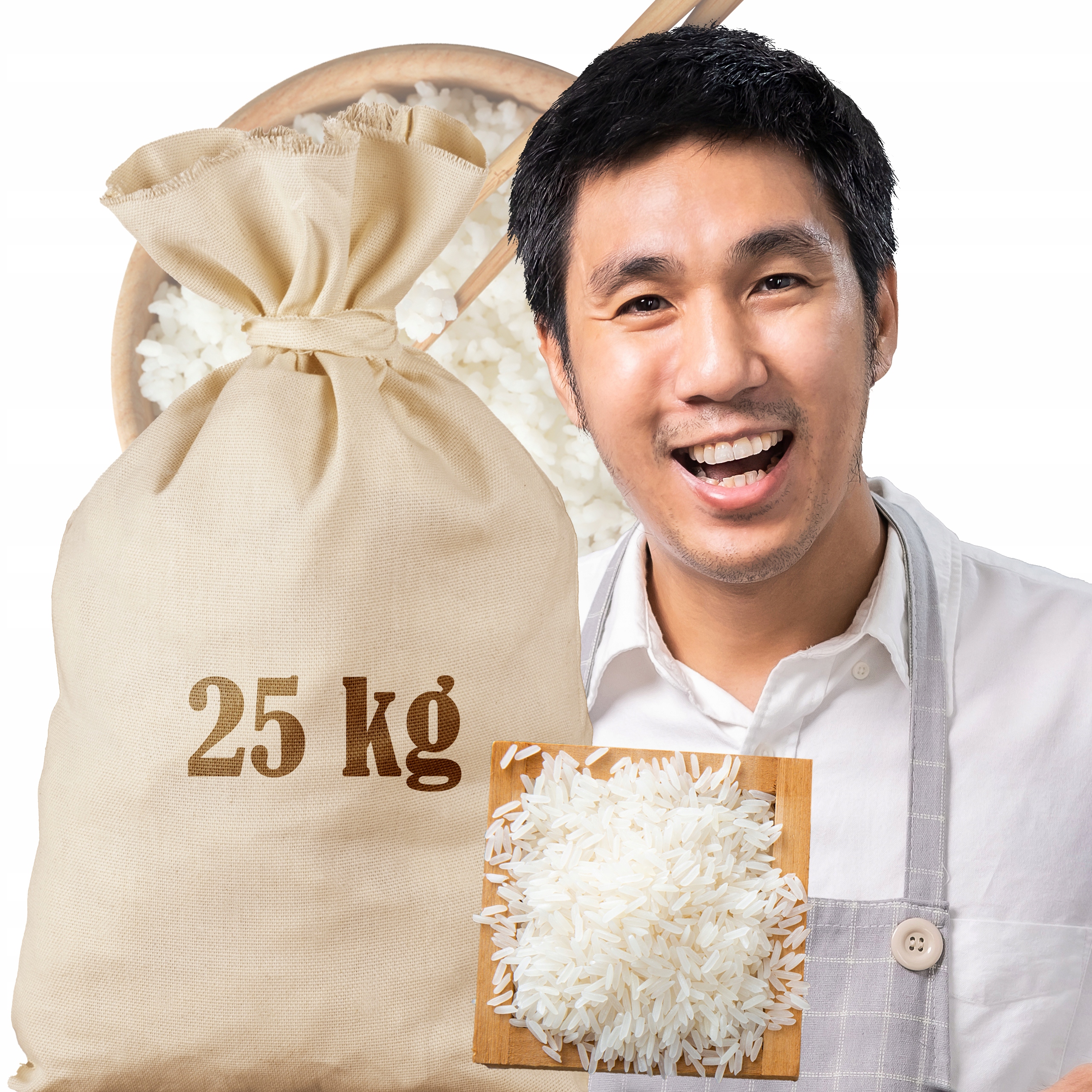 Levně Bílá Rýže 25 Kg Sáček