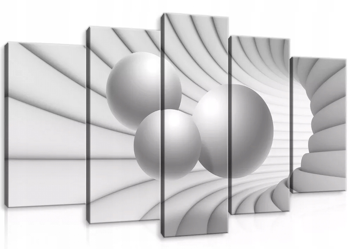 Obraz Na Plátně Canvas 100x60 Tunel Kule 3D