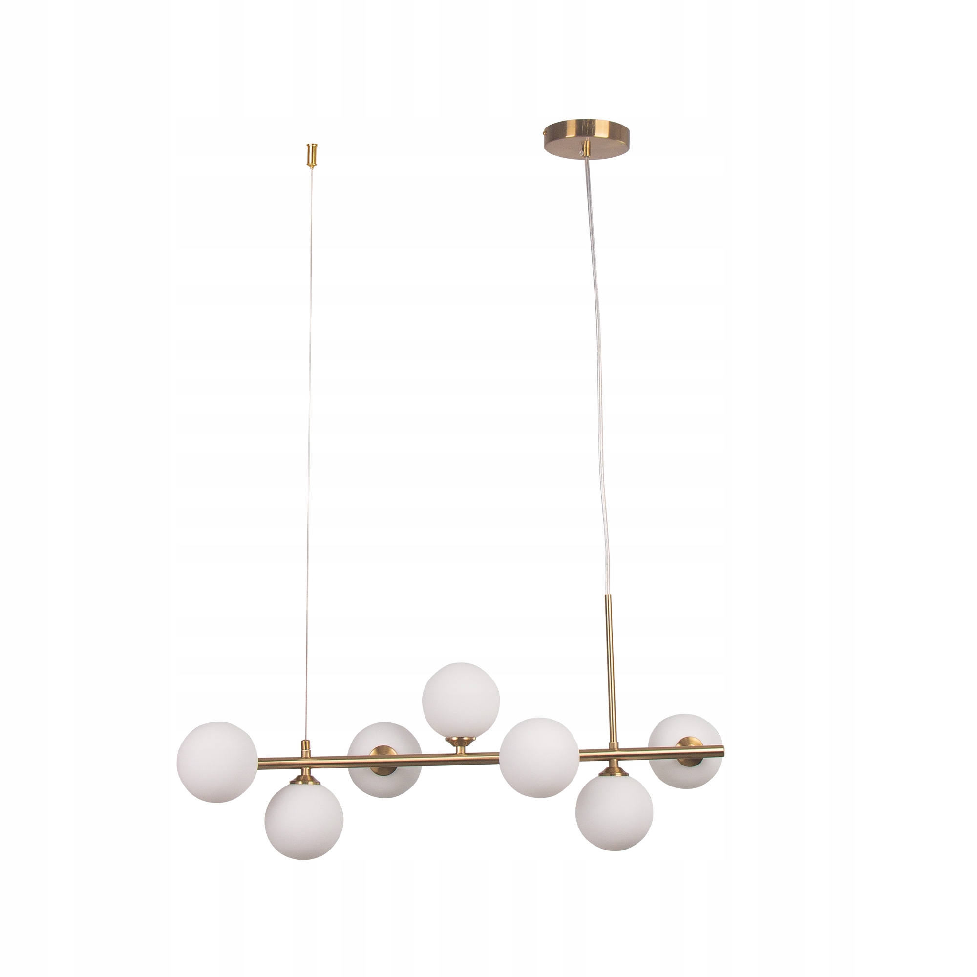 Závesná lampa ledmoon zlatá 7 – svetelné body G9