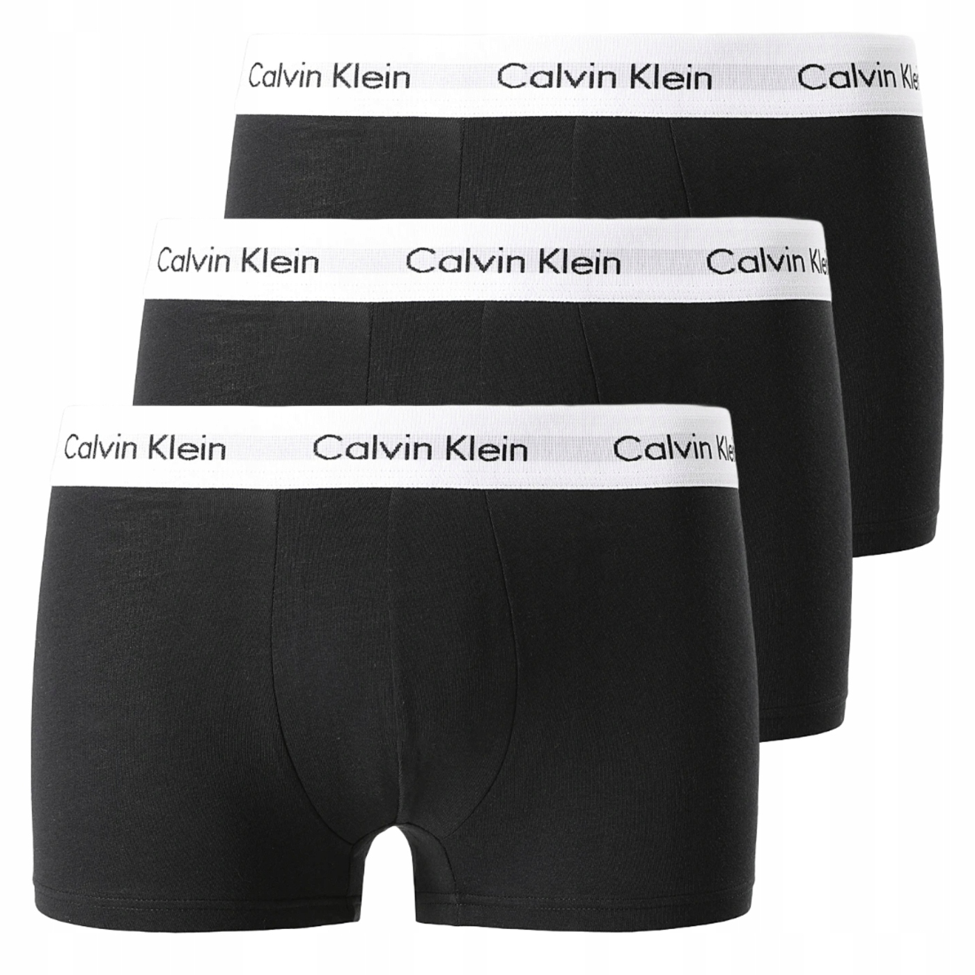 #1 3 pak 3 Pary Majtki Bokserki czarny Calvin Klein L
