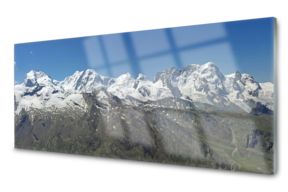 

Lacobel Panel Szklany Ścienny Góry Śnieg 140x70
