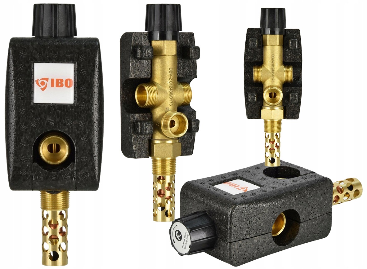 Zawór Schładzający Dwufunkcyjny W Izolacji Ibo 3/4" DN20 IBV-2 DBV-2 C.o