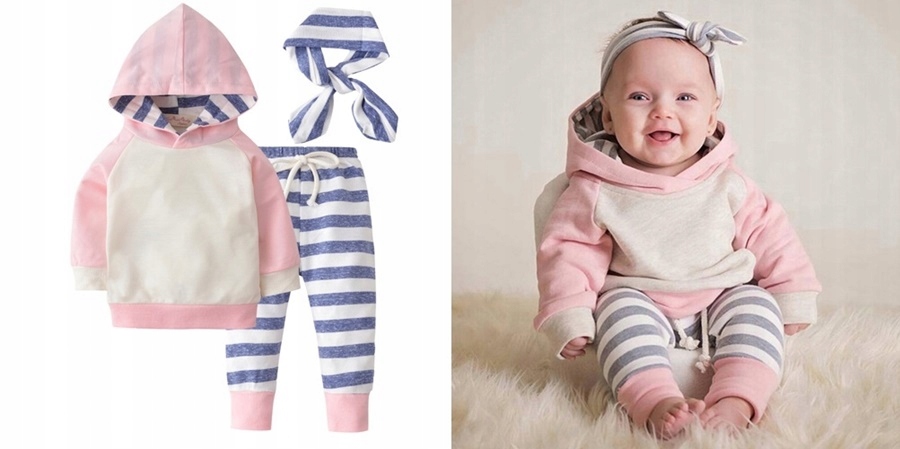 

Komplet dres z kapturem bluza spodnie opaska 74-80