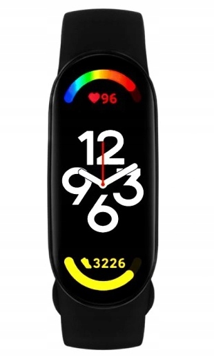 Xiaomi Mi Band 7 SpO2+2x folia LCD + 1 opaska z PL Złącza brak