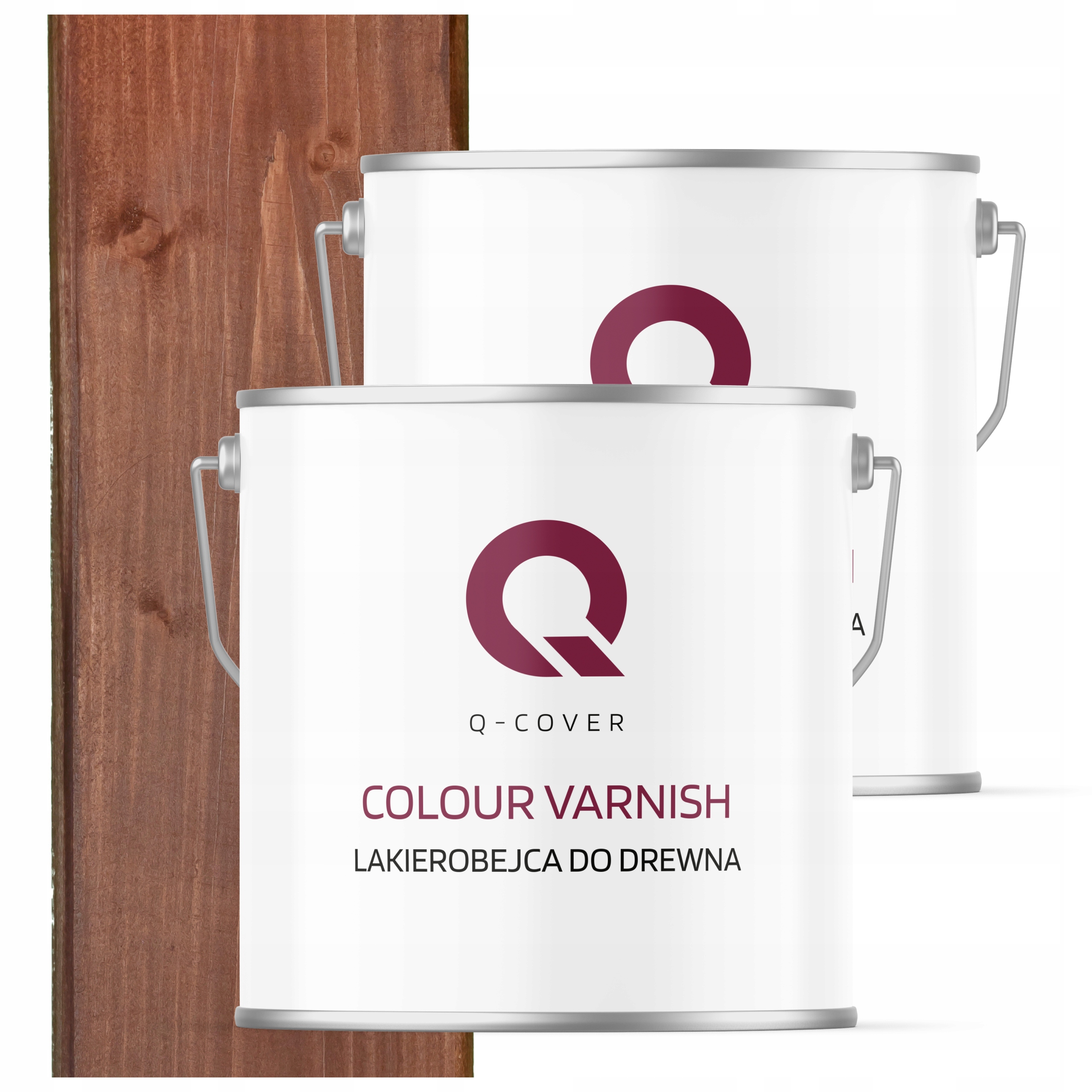 Lakierobejca na drevo záhradného nábytku Dekoratívna Orech Tmavý Polomat 5L