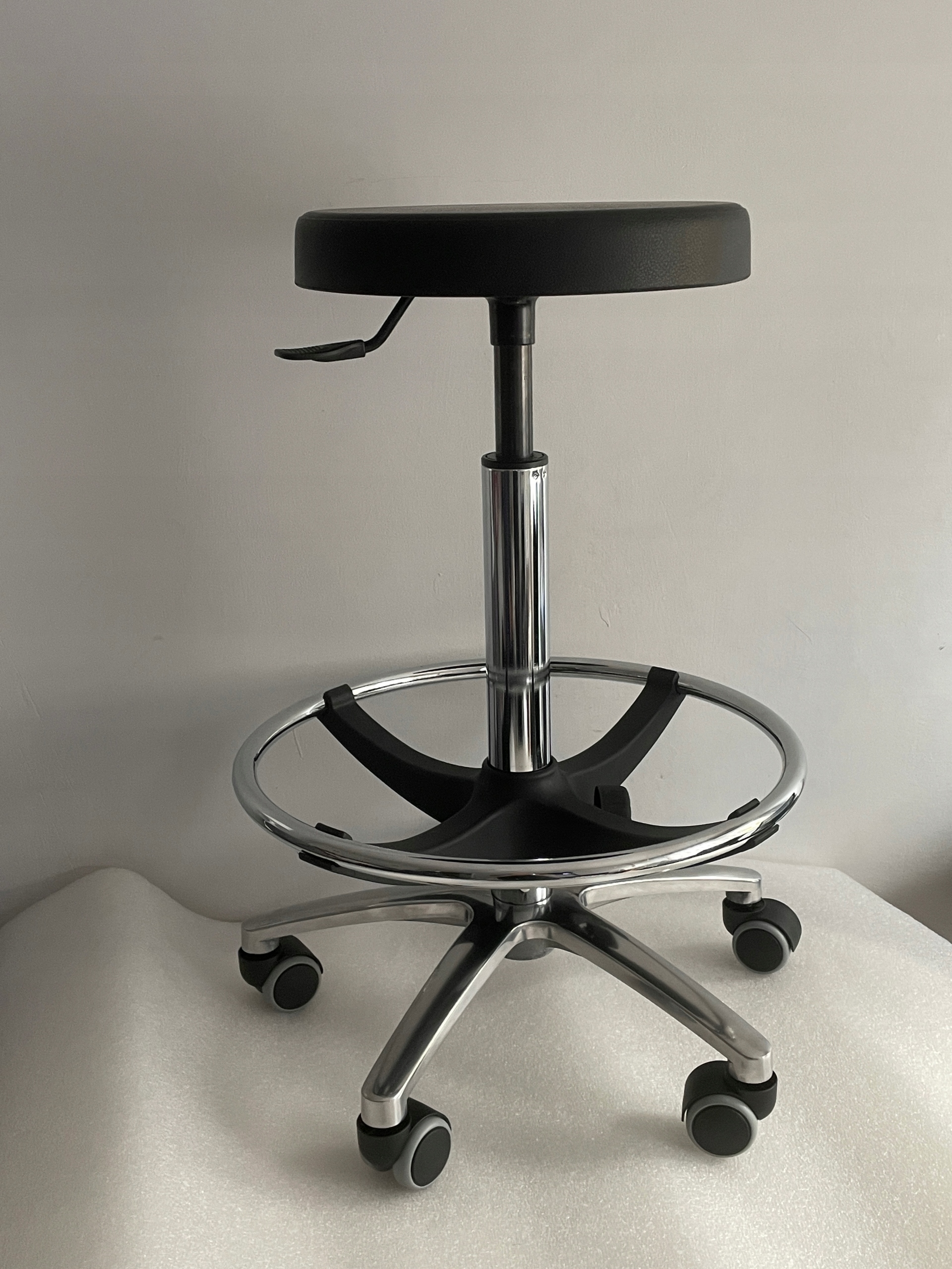 Stolička barová židle Rotační pracovní dílna s kolečkem Vysoká laboratoř