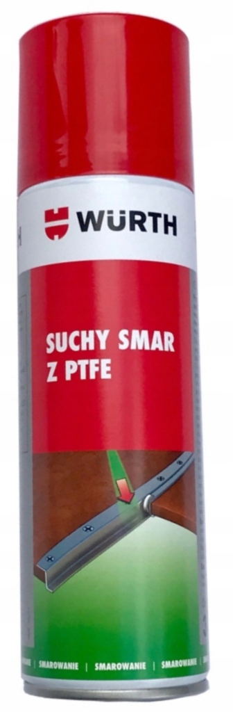 Wurth Suchy Smar teflonowy Ptfe w sprayu 300ml 0893 550
