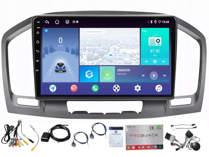 Rádio Navigácia Android Carplay Opel Insignia 2008-2013 4GB 64GB Sim
