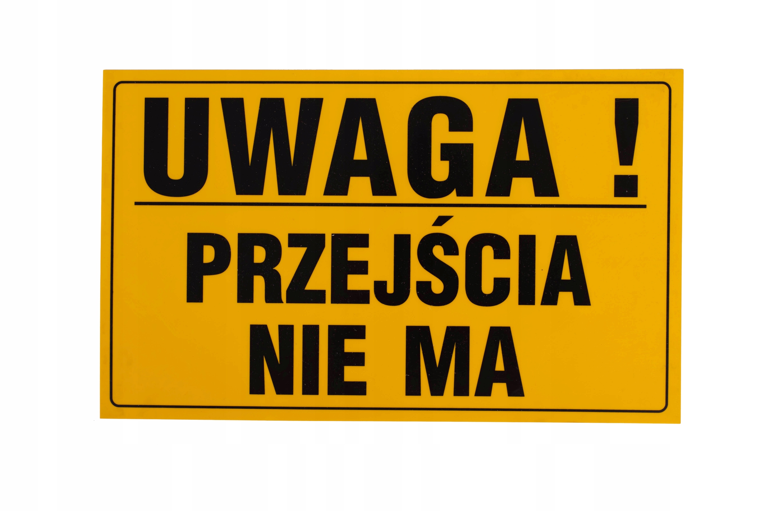 

Tablica tabliczka informacyjna ostrzegawcza 20x33