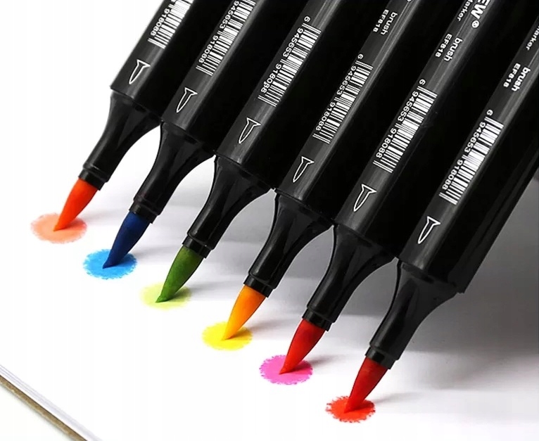 MARKERY ALKOHOLOWE FLAMASTRY ZESTAW 60szt TORBA Kod producenta 5905249838092