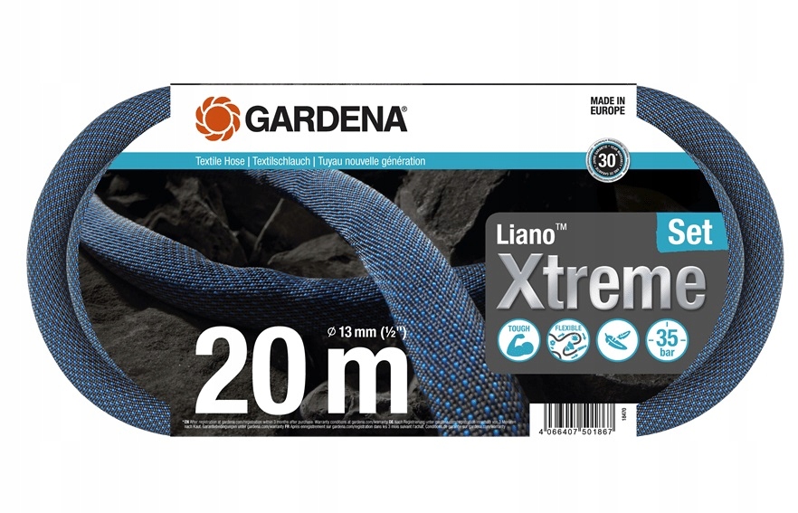 

Gardena Wąż Liano Xtreme 20 m zestaw