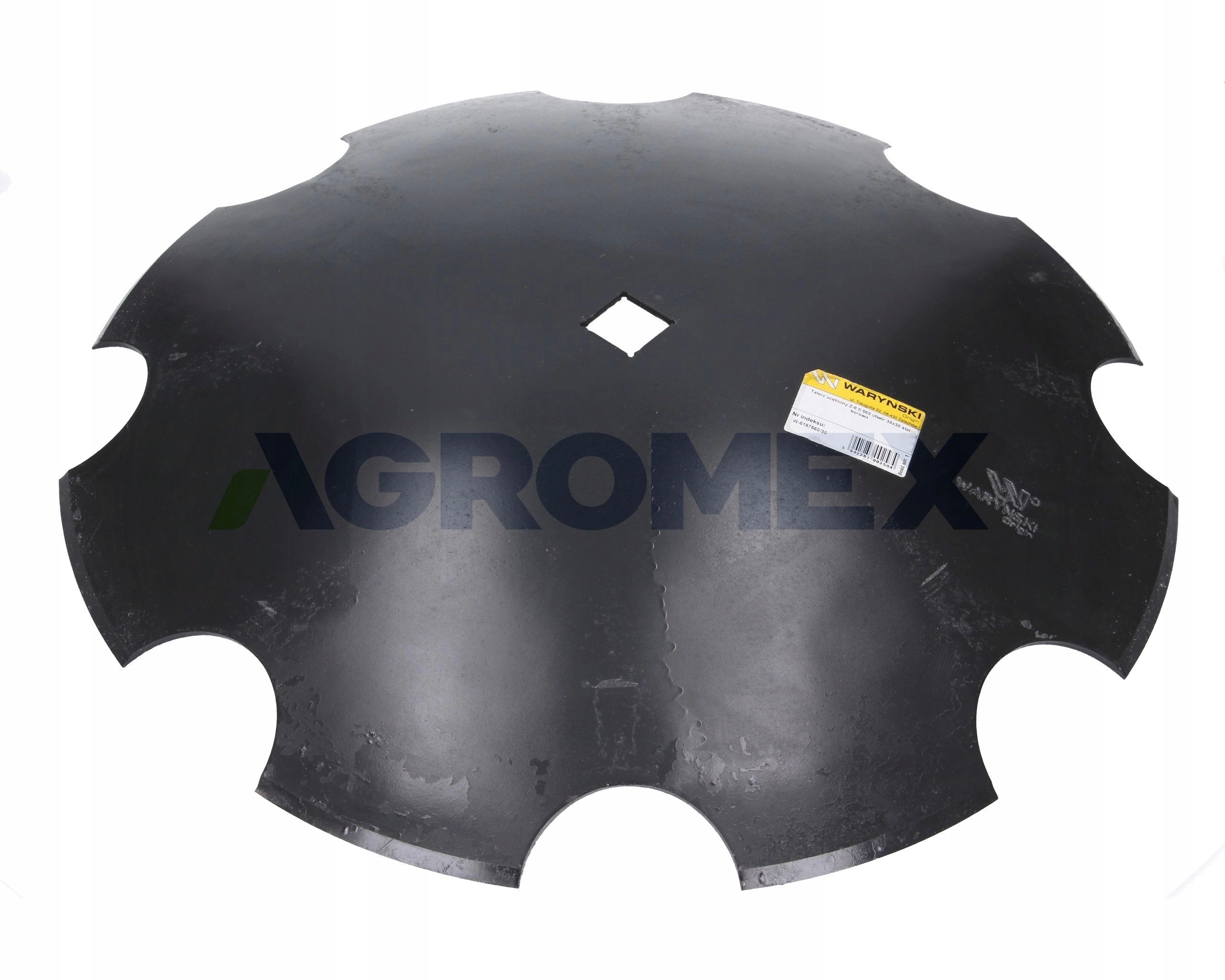 Talíř talířové brány zubený 560 30x30 Waryński