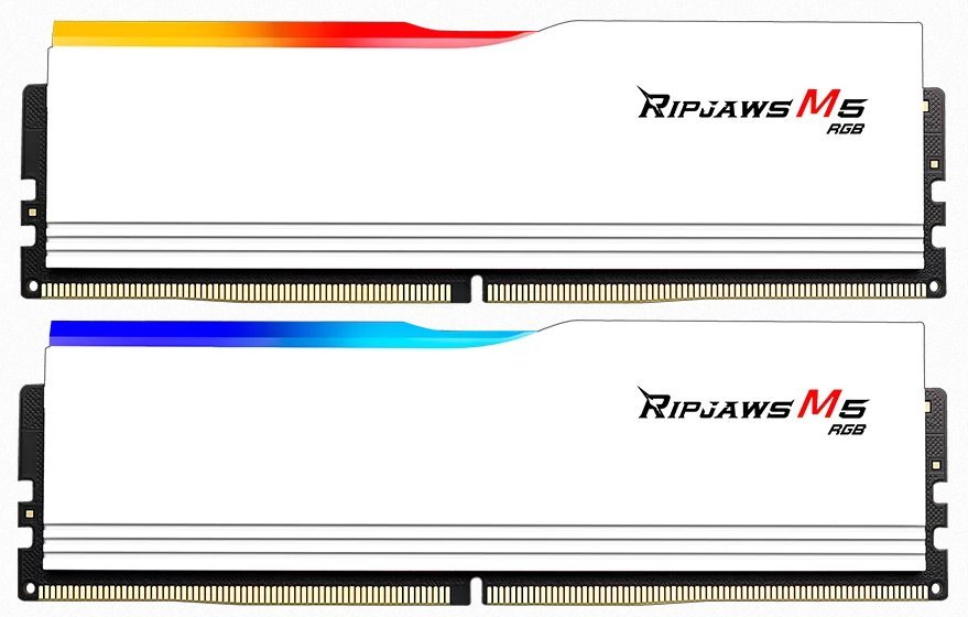 G.skill 32GB kit DDR5 6000 CL32 Ripjaws M5 Rgb white F5-6000J3238F16GX2…