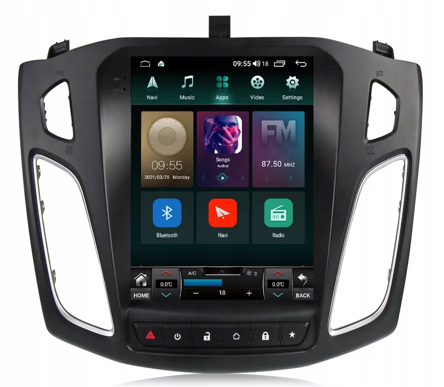 Rádio Ford Focus MK3 2010-2019 Android Gps Usb Wifi Bluetooth 4GB 64GB Sim