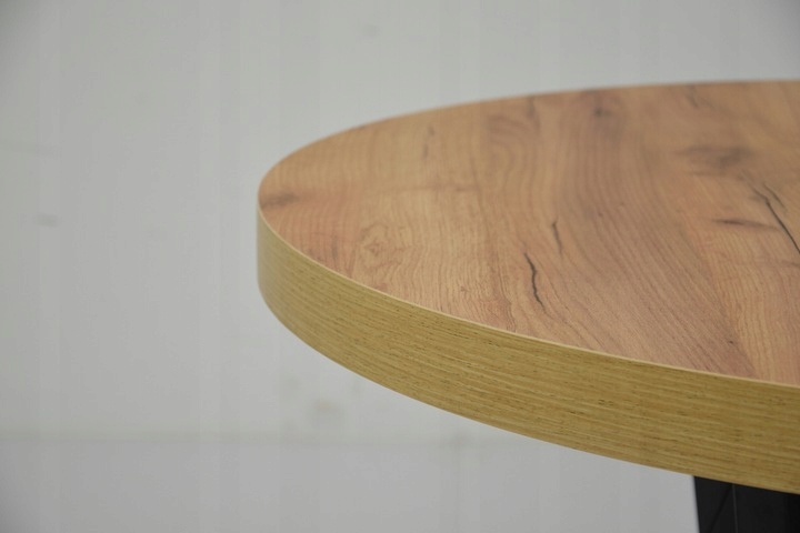 Stół okrągły rozkładany 100 cm 6 krzeseł KOLORY Kolor blatu dąb craft