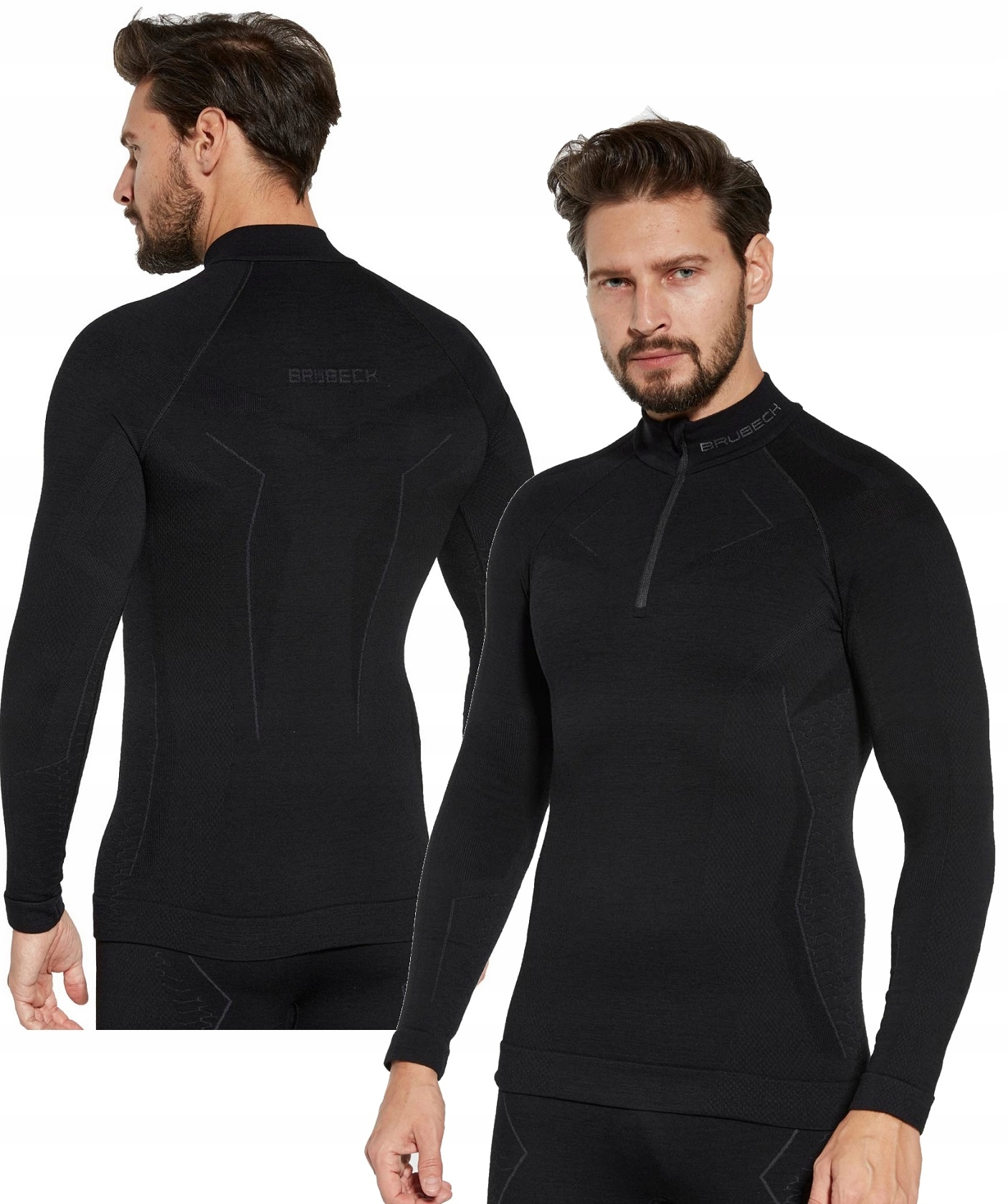 KOSZULKA TERMOAKTYWNA DLA MOTOCYKLISTY MERINO -XL Kolor czarny