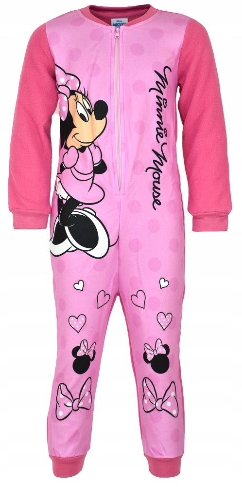 

piżama Myszka Minnie kombinezon polarowy 104/110
