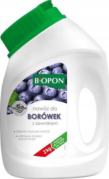 Nawóz do borówek z WYGODNYM SIEWNIKIEM Bopon 2kg Forma granulat