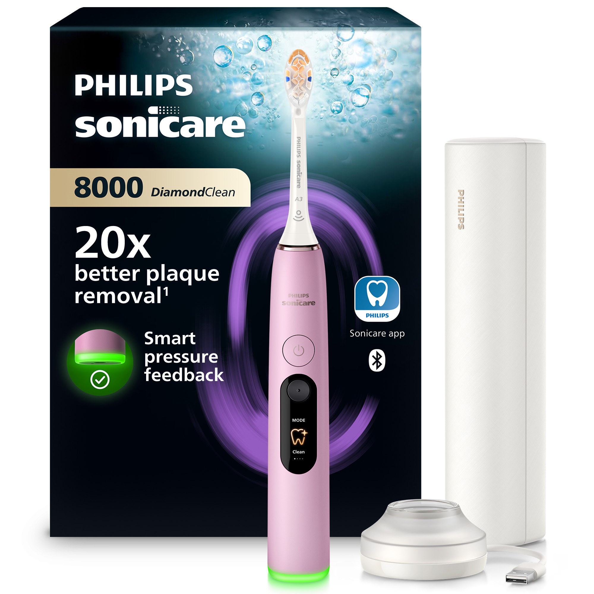 Szczoteczka soniczna elektryczna Philips DiamondClean 8000 HX8311/15