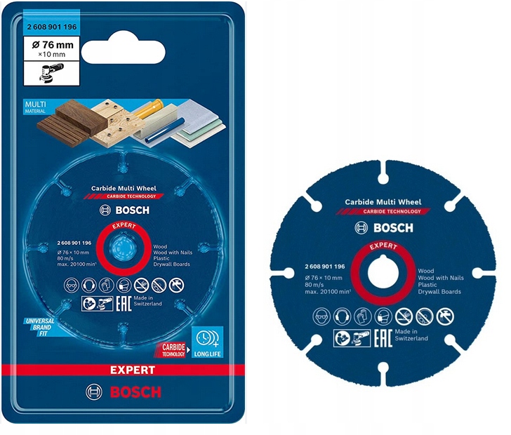 

Tarcza tnąca multi 76mm Bosch Expert GWS12V-76