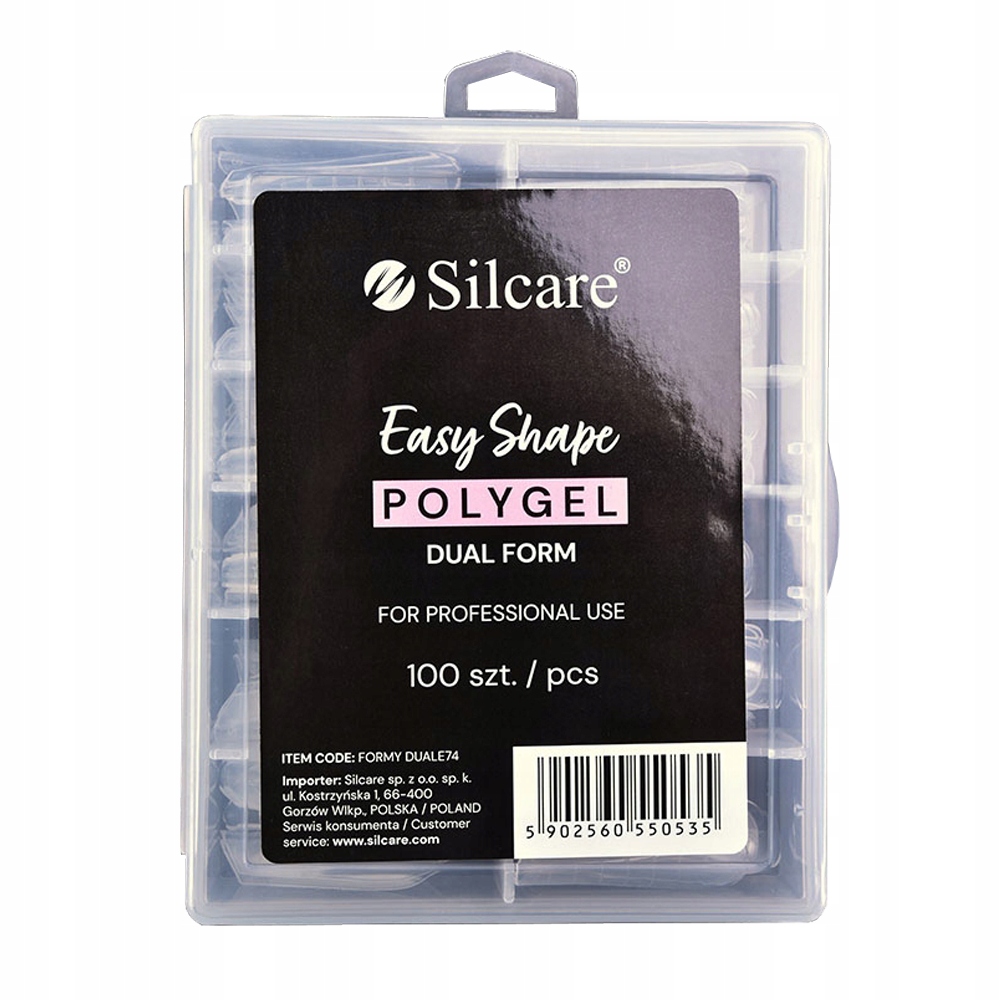 

Silcare Formy Do Akrylożelu Clear Dual 100 szt