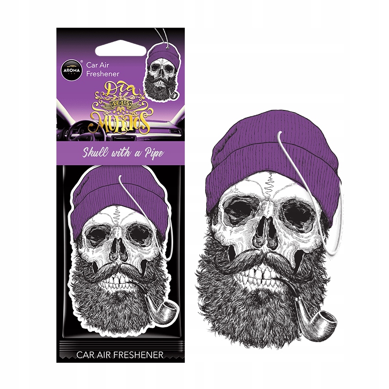

Zapach Samochodowy Muertos Skull With A Pipe