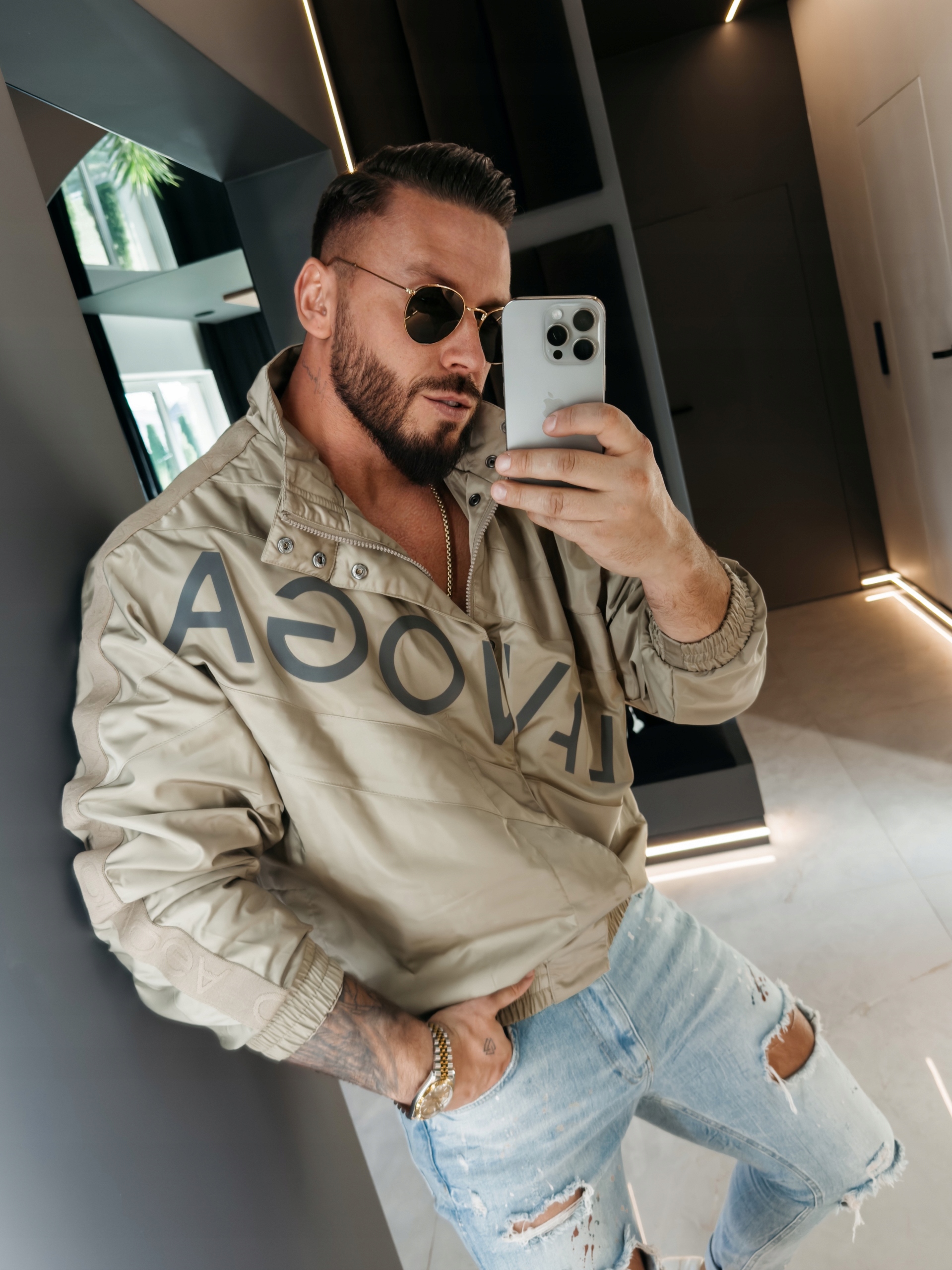 Pánská Veage Bunda Olavoga Khaki