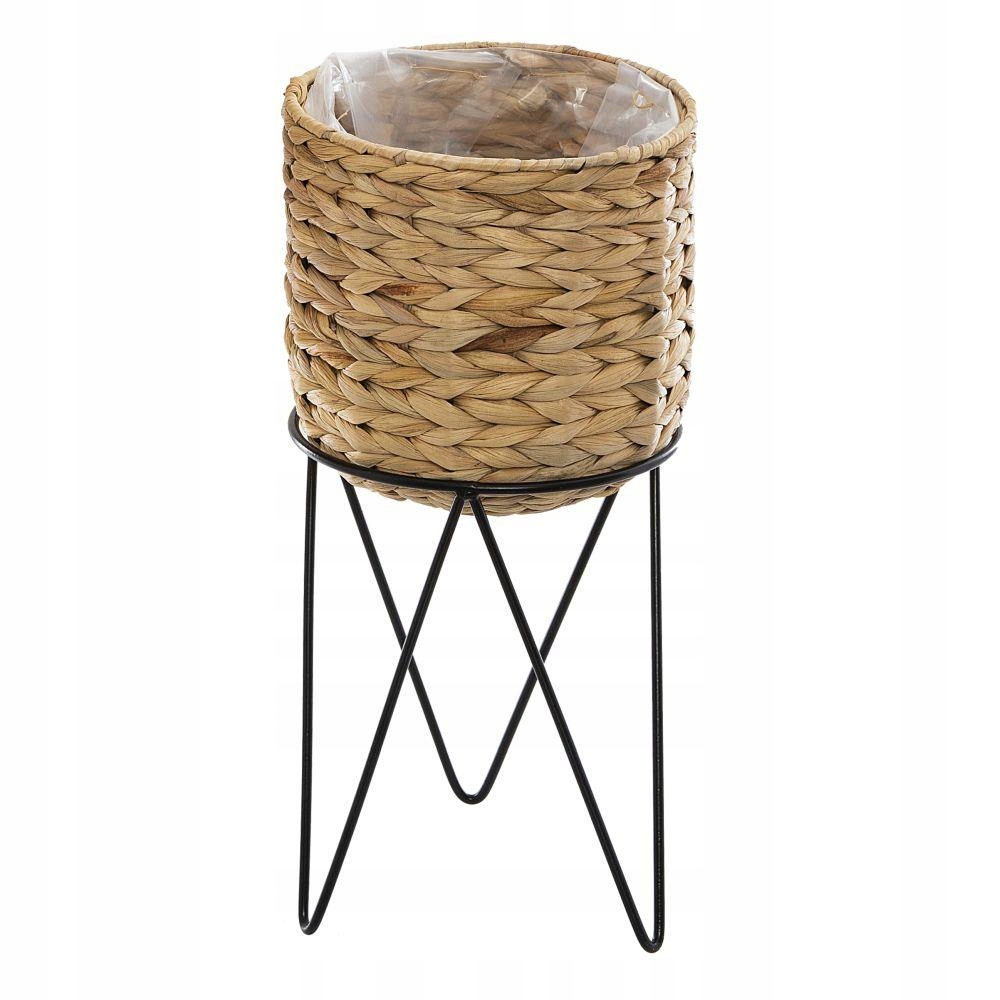 DONICA DONICE Kwietnik 2 Szt. Trawa Morska BOHO Materiał metal