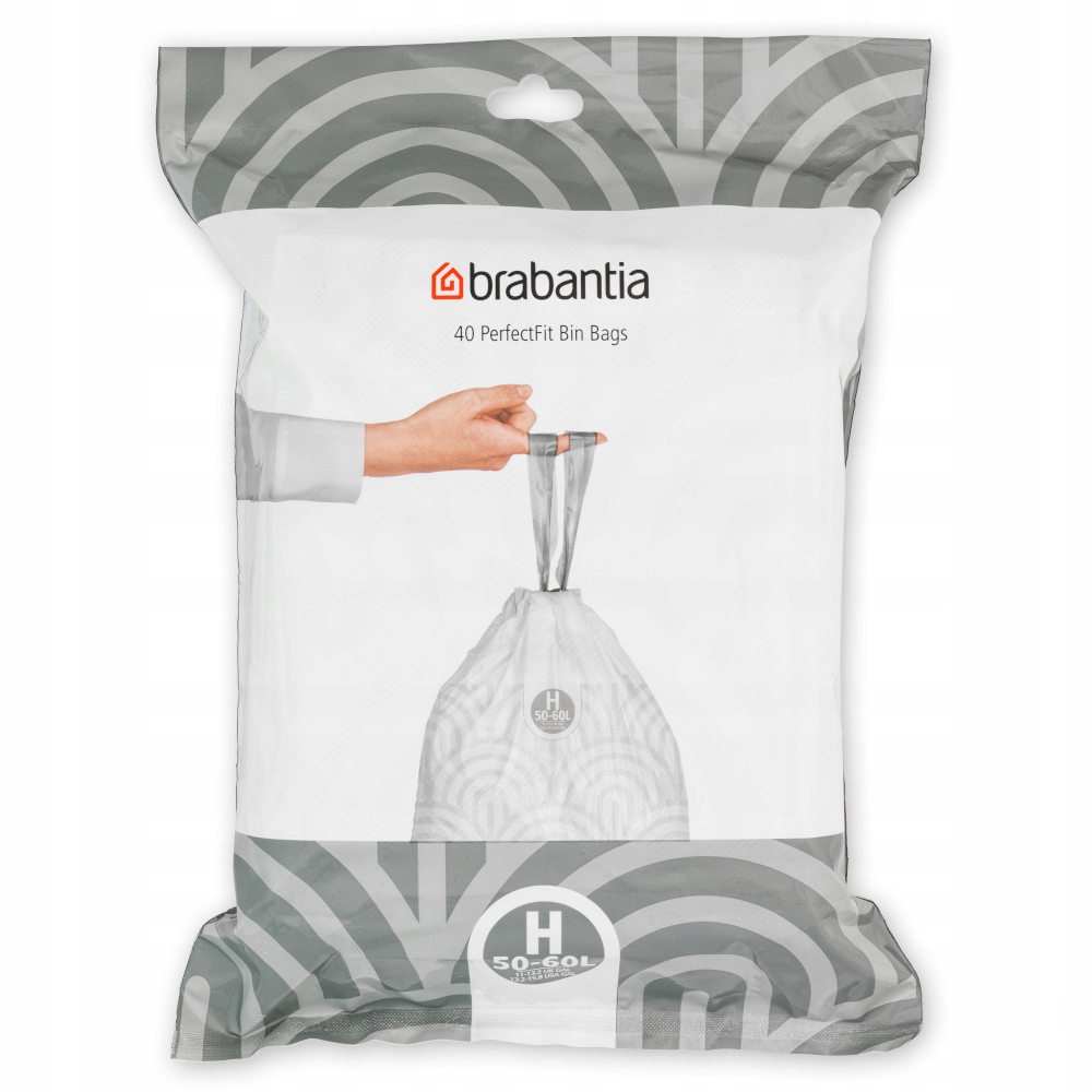 Levně Brabantia PerfectFit Bags Sáčky na odpadky velikosti H 50-60 l 40 ks