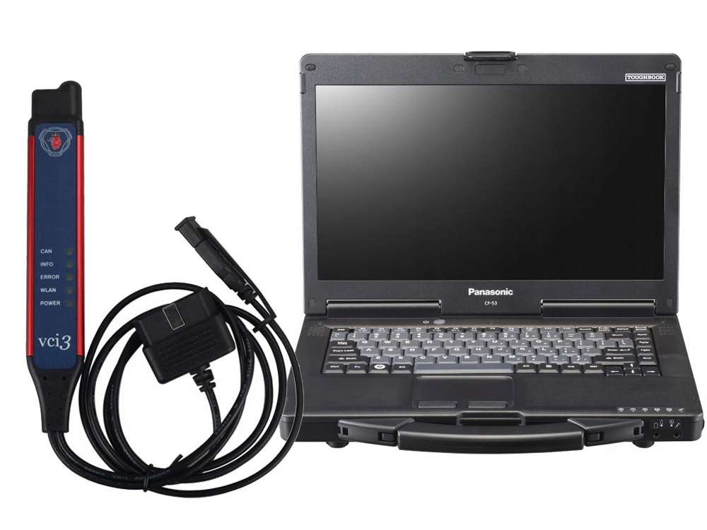 Scania VCI SDP3 Servis Originál Komplet+ Notebook