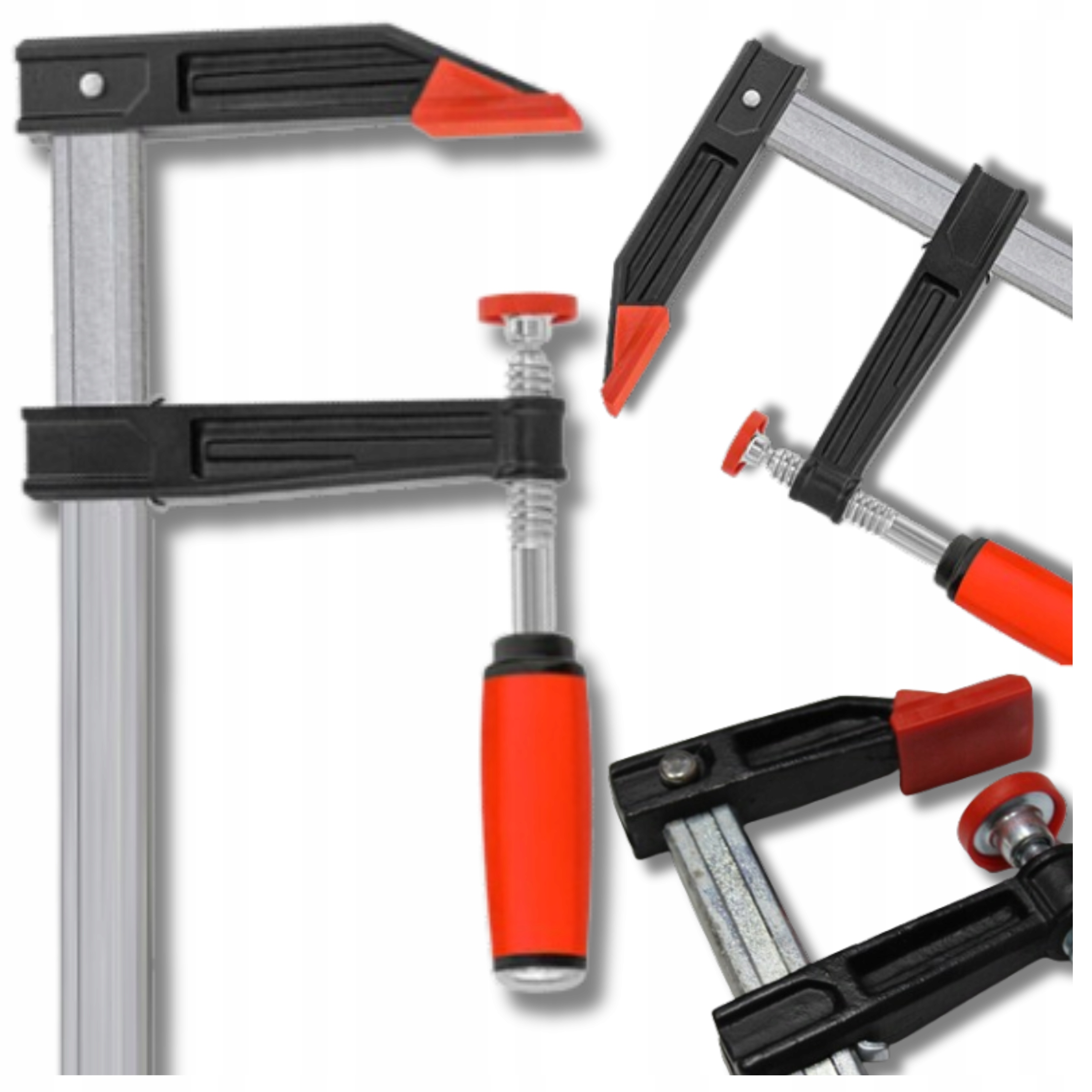 Truhlářská Svorka 500x120 mm Šroubová Svorka Typu F S Aretací Mechanismu