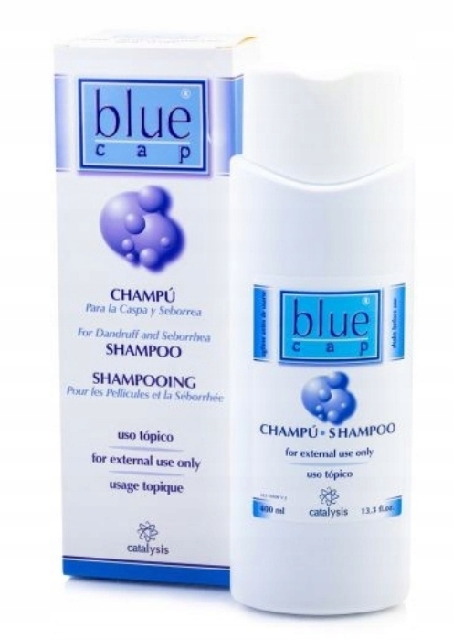 Blue Cap Szampon Do Włosów Łuszczyca Łojotok Azs 400 ml Łagodzący