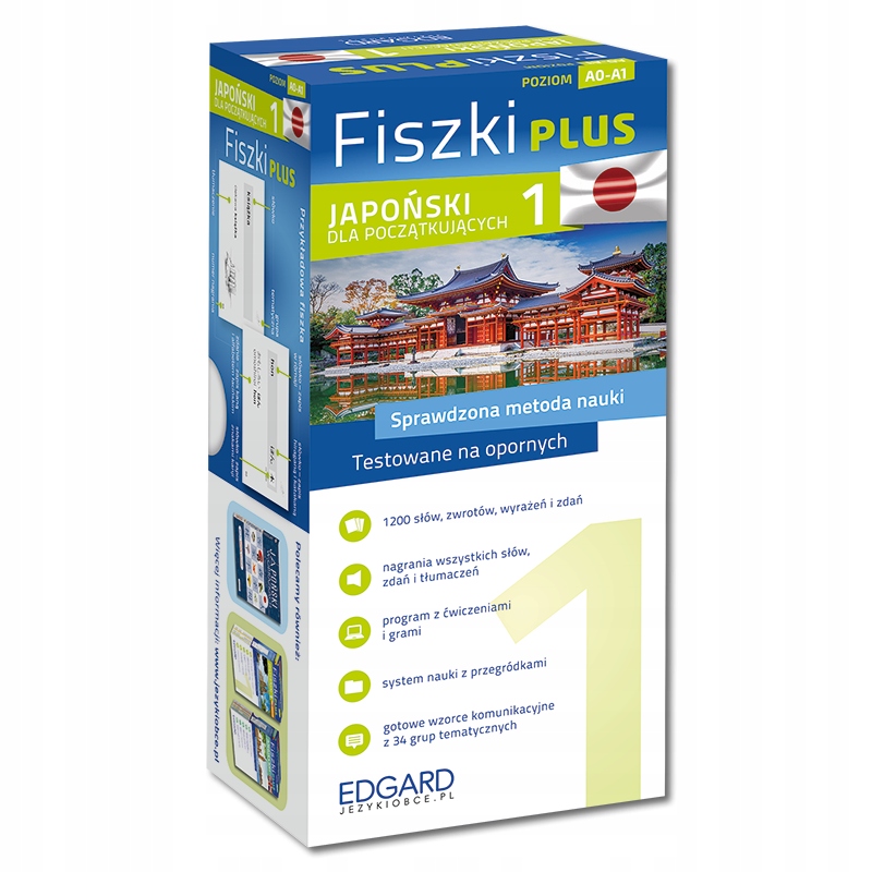 FISZKI PLUS. JAPOŃSKI DLA POCZĄTKUJĄCYCH + NAGRANIA MP3. EDGARD